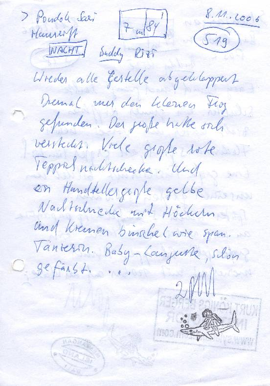 Logbuchseite