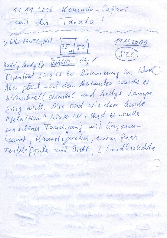 Logbuchseite