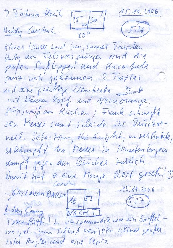 Logbuchseite