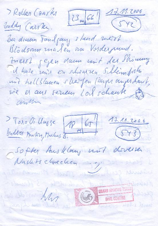 Logbuchseite