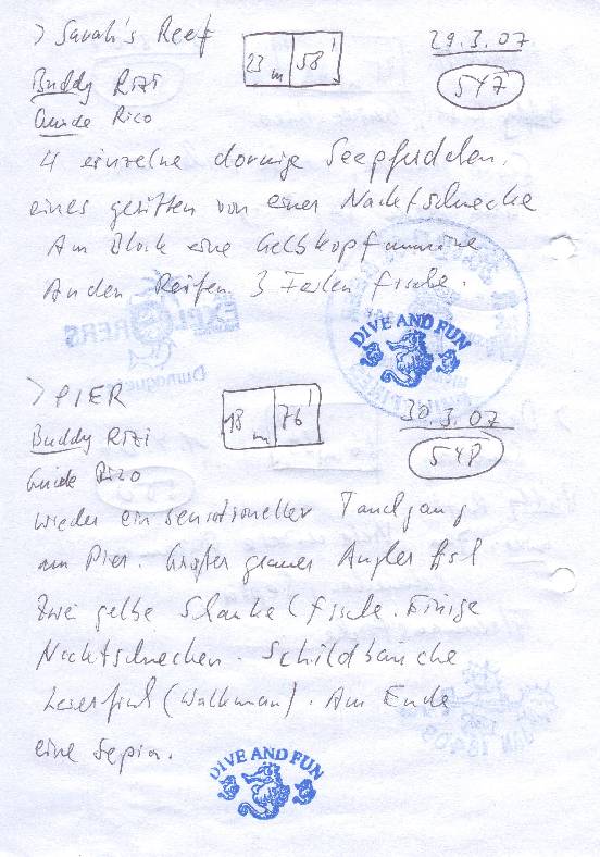 Logbuchseite
