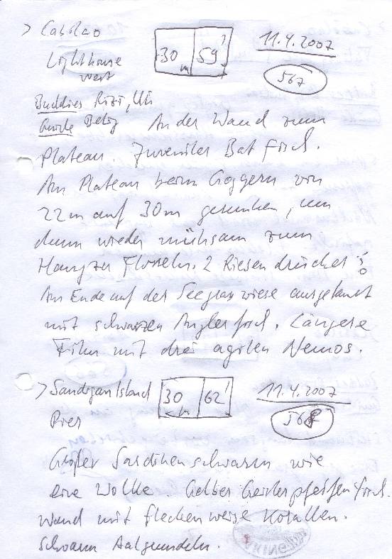 Logbuchseite