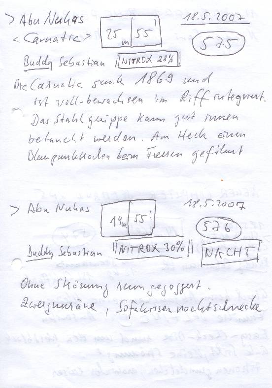 Logbuchseite