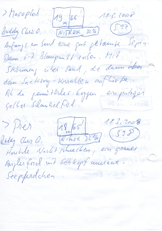 Logbuchseite