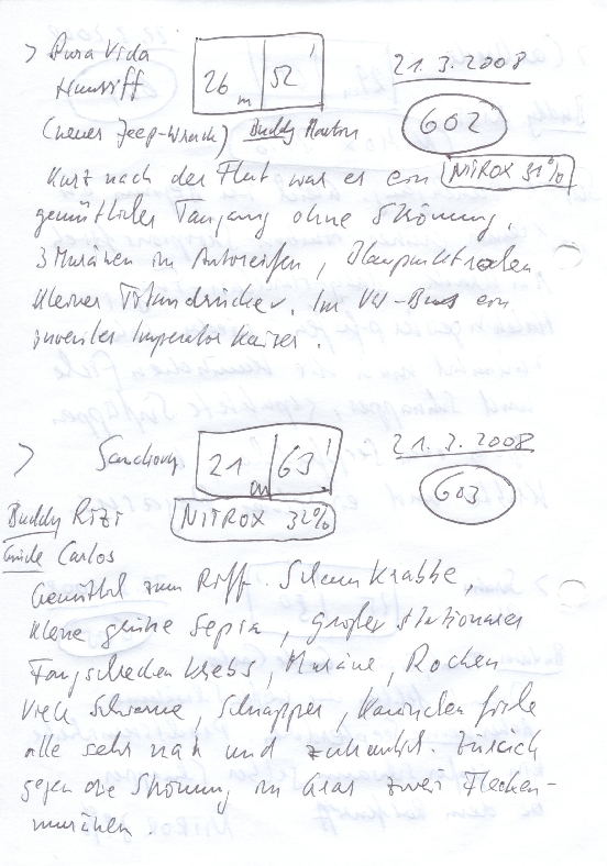 Logbuchseite