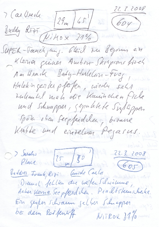 Logbuchseite