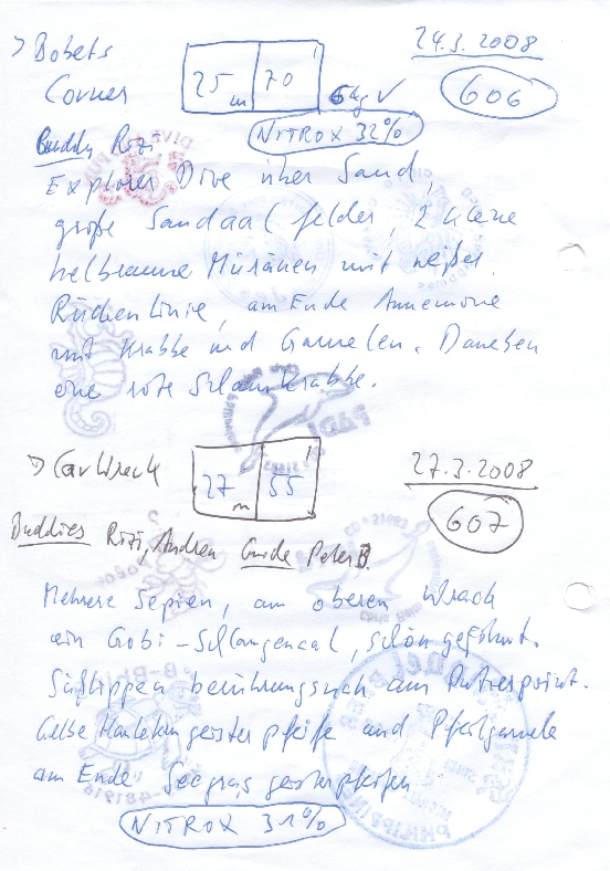 Logbuchseite