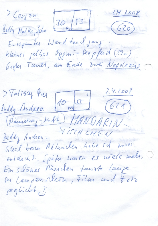 Logbuchseite