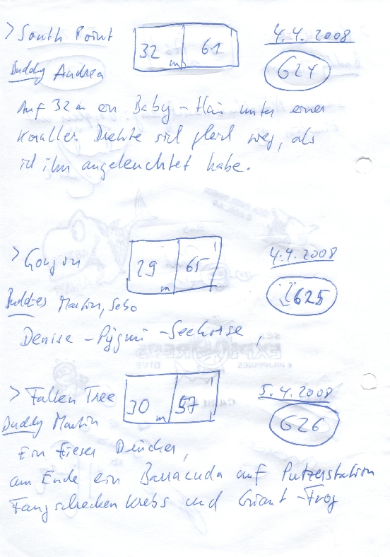 Logbuchseite