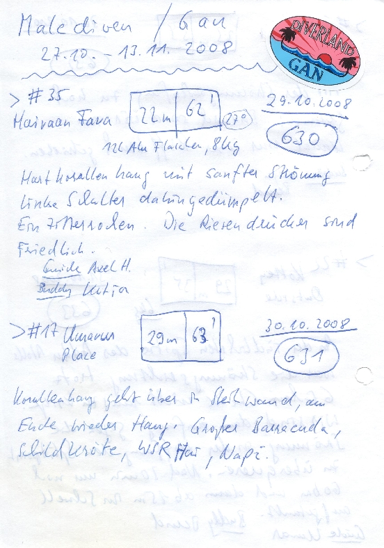 Logbuchseite