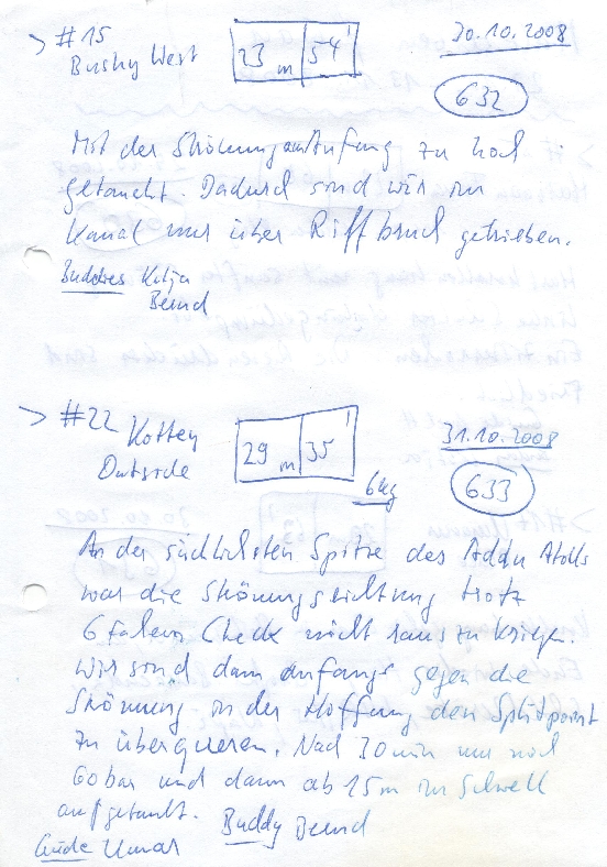 Logbuchseite