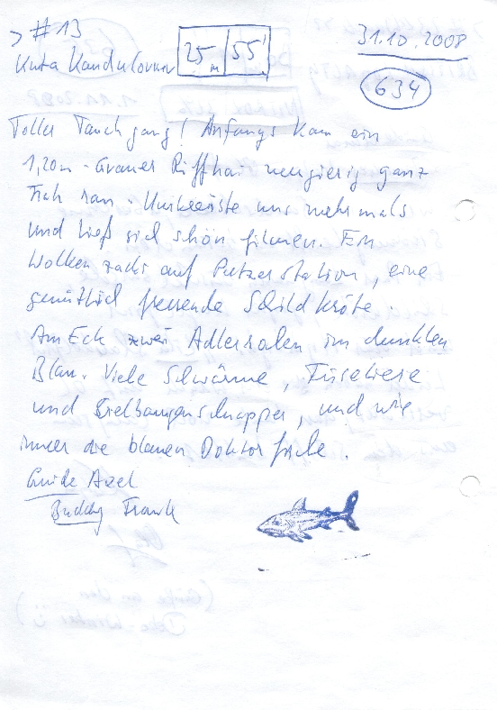 Logbuchseite