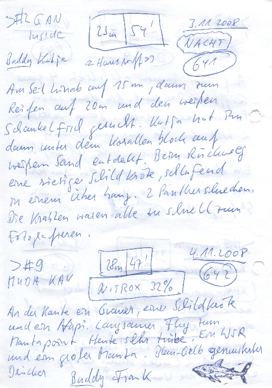 Logbuchseite