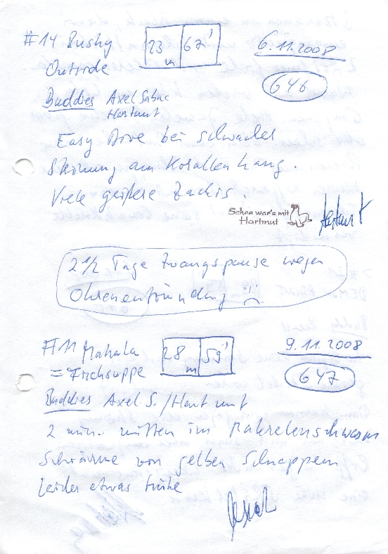Logbuchseite