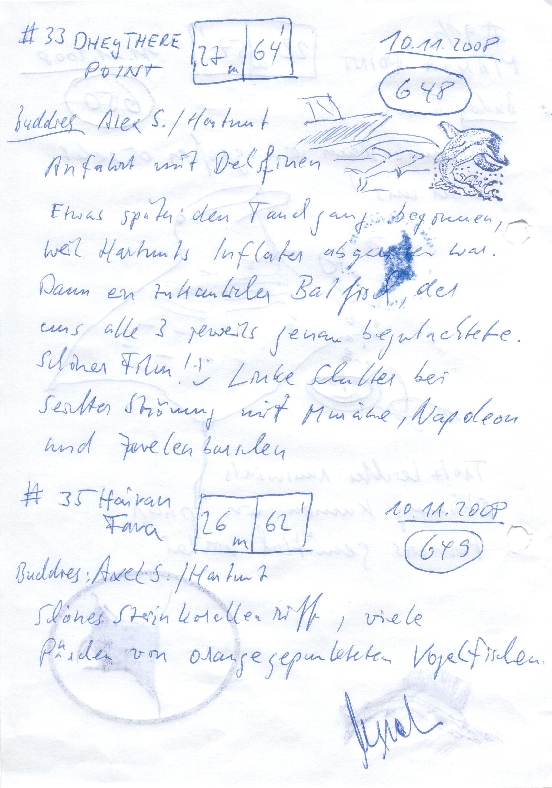Logbuchseite