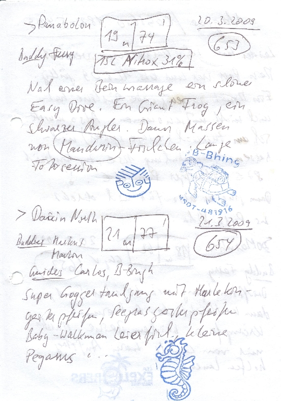 Logbuchseite