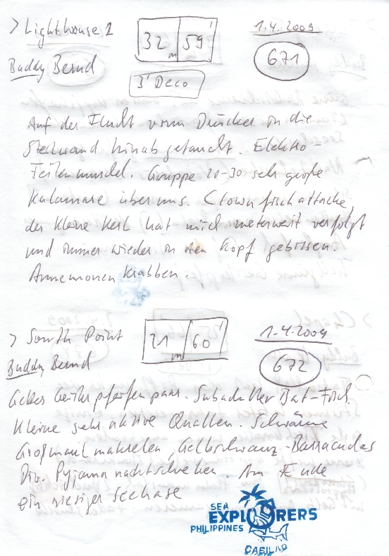 Logbuchseite