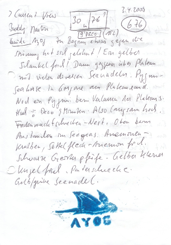 Logbuchseite