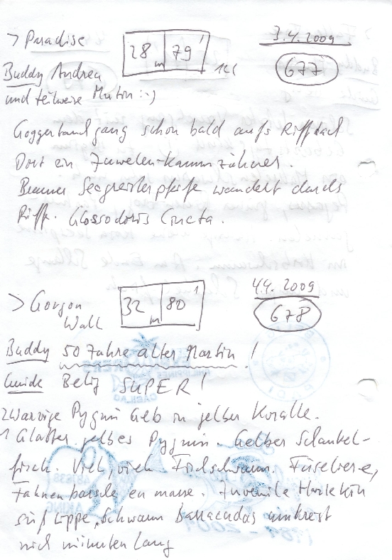 Logbuchseite