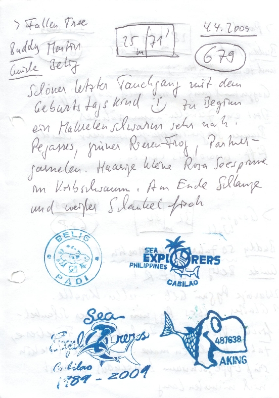Logbuchseite