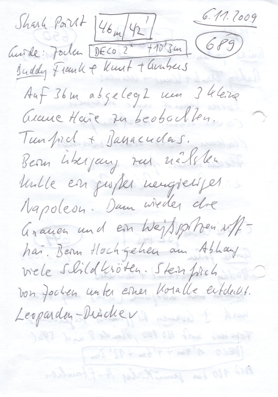 Logbuchseite