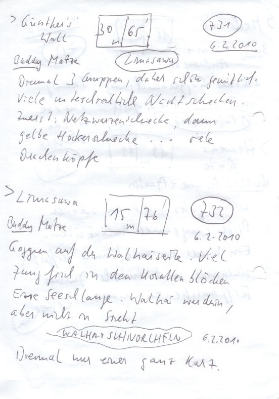 Logbuchseite
