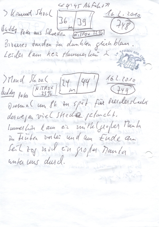 Logbuchseite