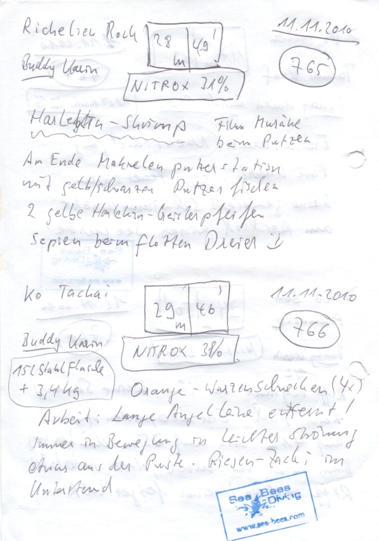 Logbuchseite