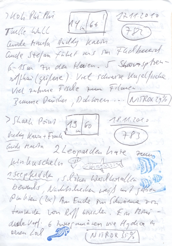 Logbuchseite