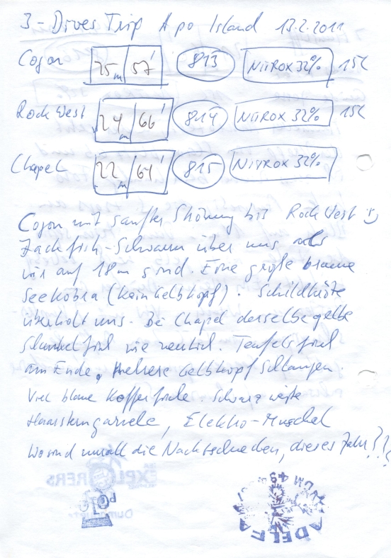 Logbuchseite