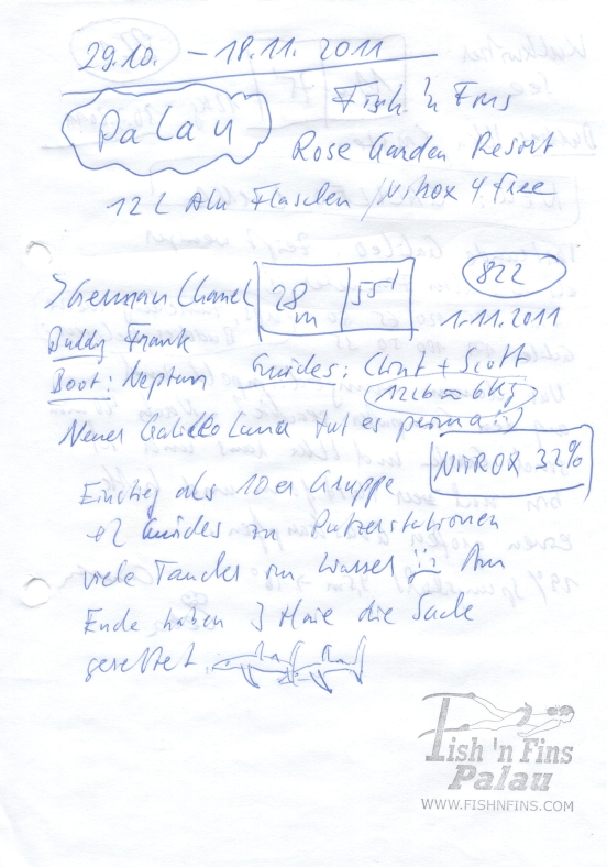 Logbuchseite