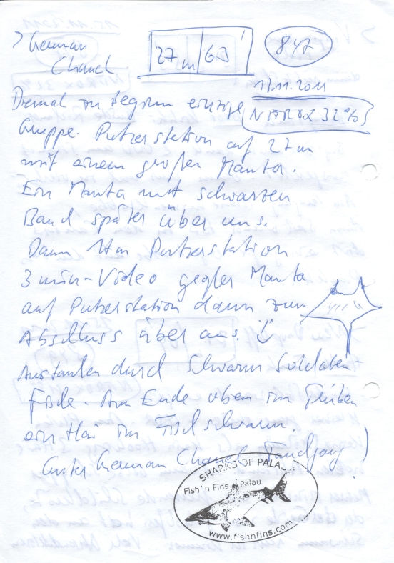 Logbuchseite