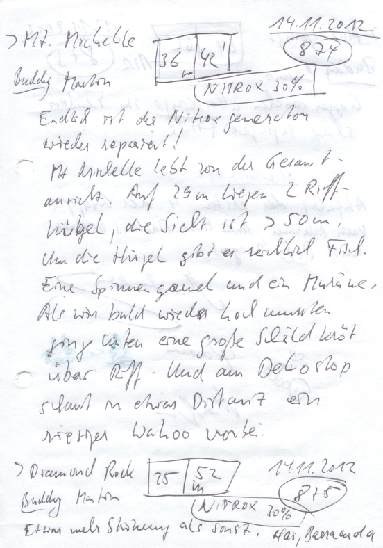 Logbuchseite