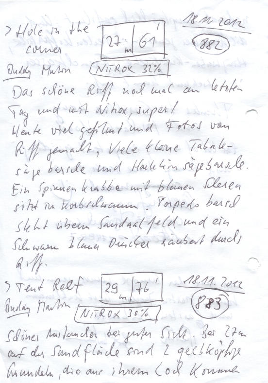 Logbuchseite