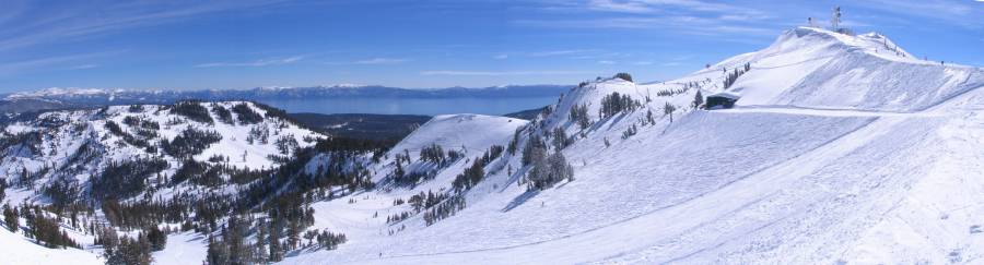 Panorama Lake Tahoe von Alpine Meadows